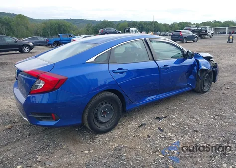 2020 Honda Civic Lx из США, поврежденный, VIN 2HGFC2F61LH504924